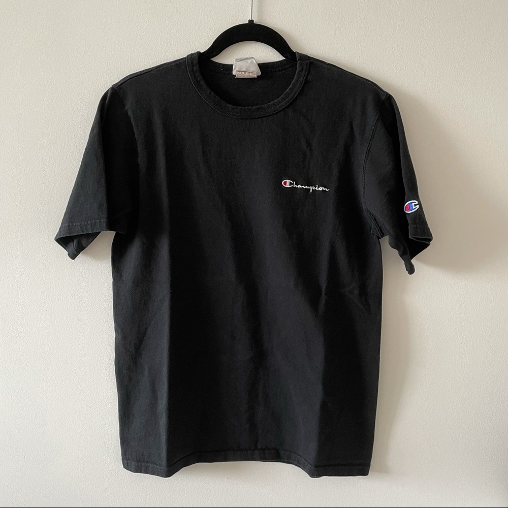 Champion Life black logo Tshirt size medium unisex